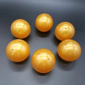 65MM Kontainer Kosong Plastik Warna Emas