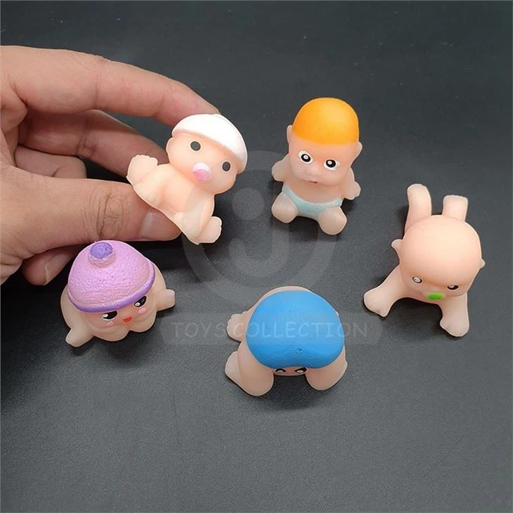 TPR Soft Baby Shape Squishy Mochi Toy
